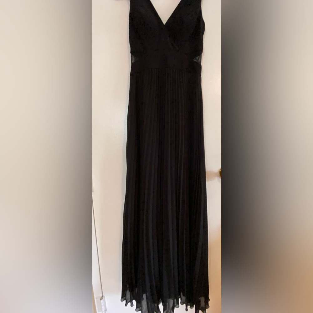 Elegant Black Pleated Skirt